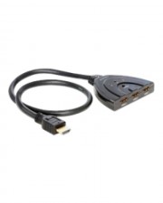 Delock HDMI 3 - 1 Switch bidirectional - Video-/Audio-Splitter (87619)