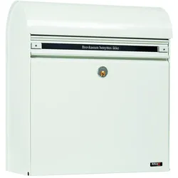 ALLUX KS200 Briefkasten - Weiss, Briefeinwurf in Aluminium