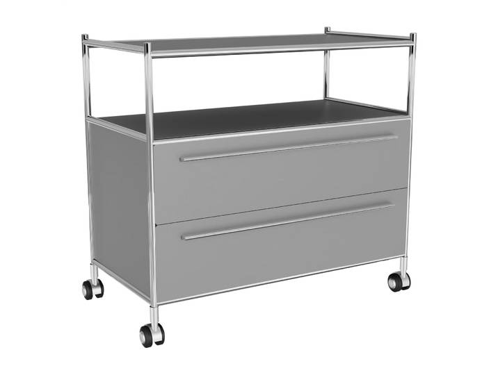 Sideboard Cubo grau Metall