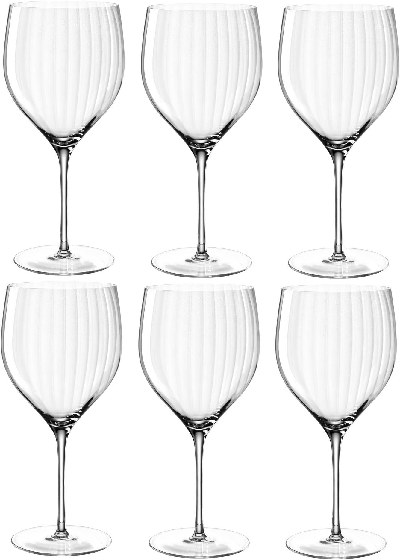 Cocktailglas LEONARDO "Cocktailglas Poesia 750ml", transparent, B:10,7cm H:23cm Ø:9,5cm, Kristallglas, Trinkgefässe, Cocktailglas transparent Ø 9,5cm x 23cm, 750ml