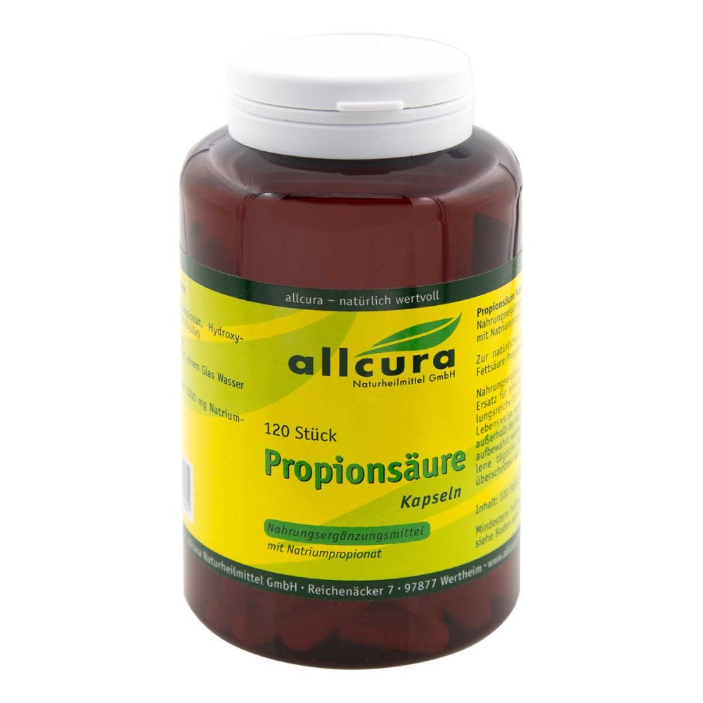 allcura Naturheilmittel GmbH Propionsäure 500 Mg Kapseln 18045836