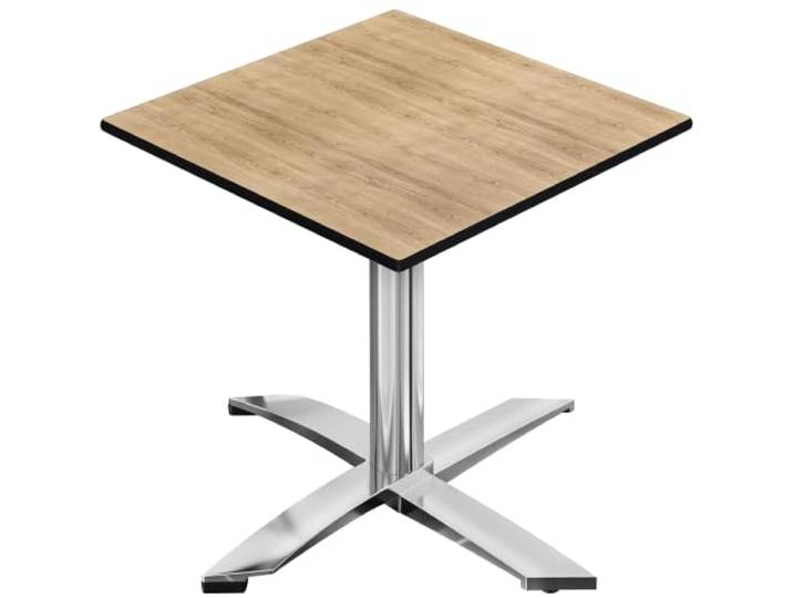 GGMMÖBEL CPTG Bistro Tisch B:T:H 60 x 60 x 76 cm Eiche/Aluminium Zusatzgewicht Bistrotisch Gastro Tisch