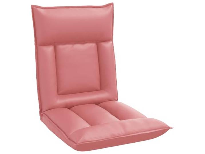 Makastle Verstellbarer Fußsessel Rosa Kunstleder