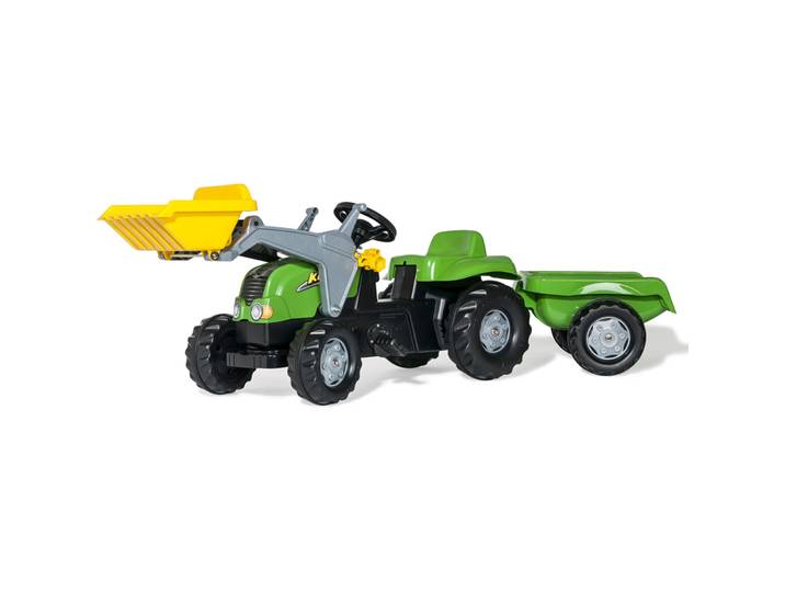 RollyKid-X Anhänger+Lader Rolly Toys Grün Kunststoff - Farbe: Grün/Schwarz