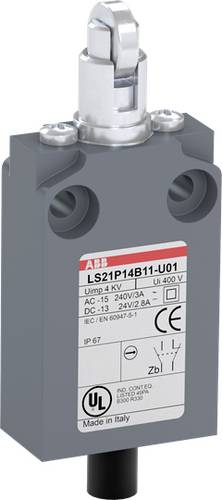 ABB 1SBV016014R3801 LS21P14B11-U01 Positionsschalter 10A Kuppenstößel IP67 1St.