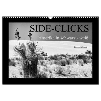 Side-Clicks Amerika in schwarz-weiß (Wandkalender 2027 DIN A3 quer), CALVENDO Monatskalender