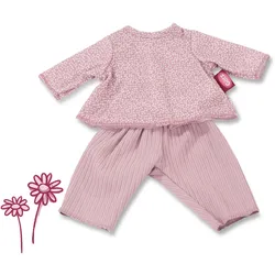 Götz - Puppenmode Kombi Blümchen – Sommerliches Puppenoutfit für Götz Babypuppen 30–33 cm