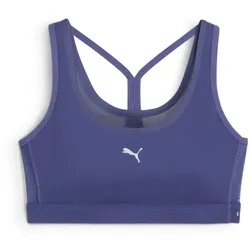 PUMA 4Keeps Cloudspun Medium Support Sport-BH Damen 46 - blue crystal XS