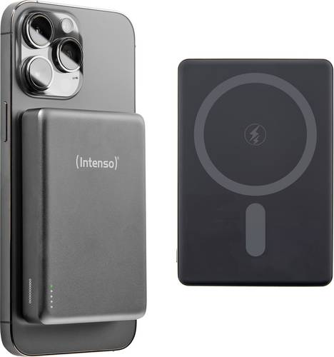 Intenso Intenso Power Bank MW10000 grey Powerbank 10000 mAh USB PD LiPo USB-C Grau Statusanzeige
