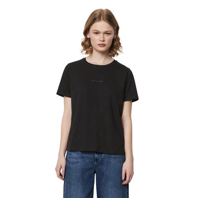 T-Shirt MARC O'POLO DENIM, Damen, Gr. L, schwarz, Single Jersey, Obermaterial: 100% Baumwolle, Rundhals, Shirts T-Shirt