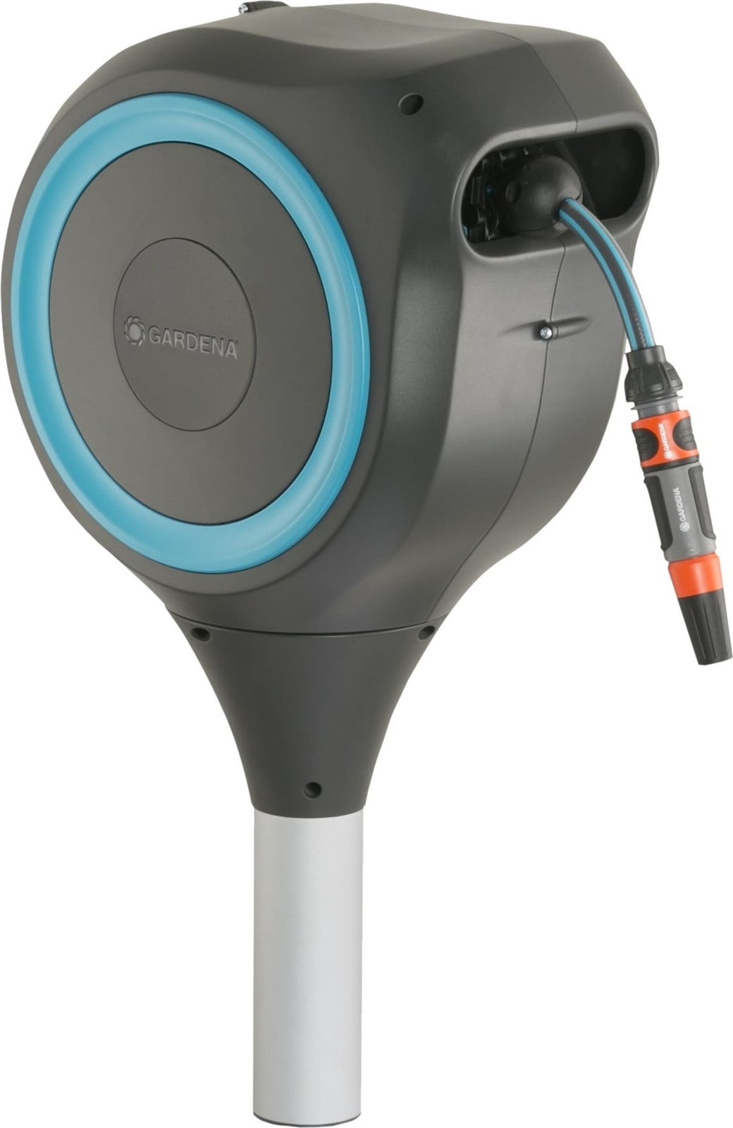GARDENA RollUp S Automatische Tuinslanghaspel met Spies - 15 m - Blauw