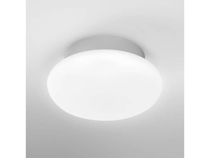 LEDVANCE SMART+ Smart Home Deckenleuchte Orbis Wall Aqua, dimmbar, weiß / opal, für Badezimmer, Metall, Modern
