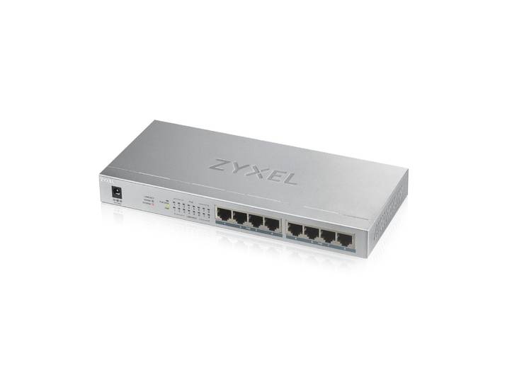 Zyxel GS1008HP, Non-géré, Gigabit Ethernet (10/100/1000), Connexion Ethernet, supportant l'alimentation via ce port (PoE) GS1008HP-EU0101F