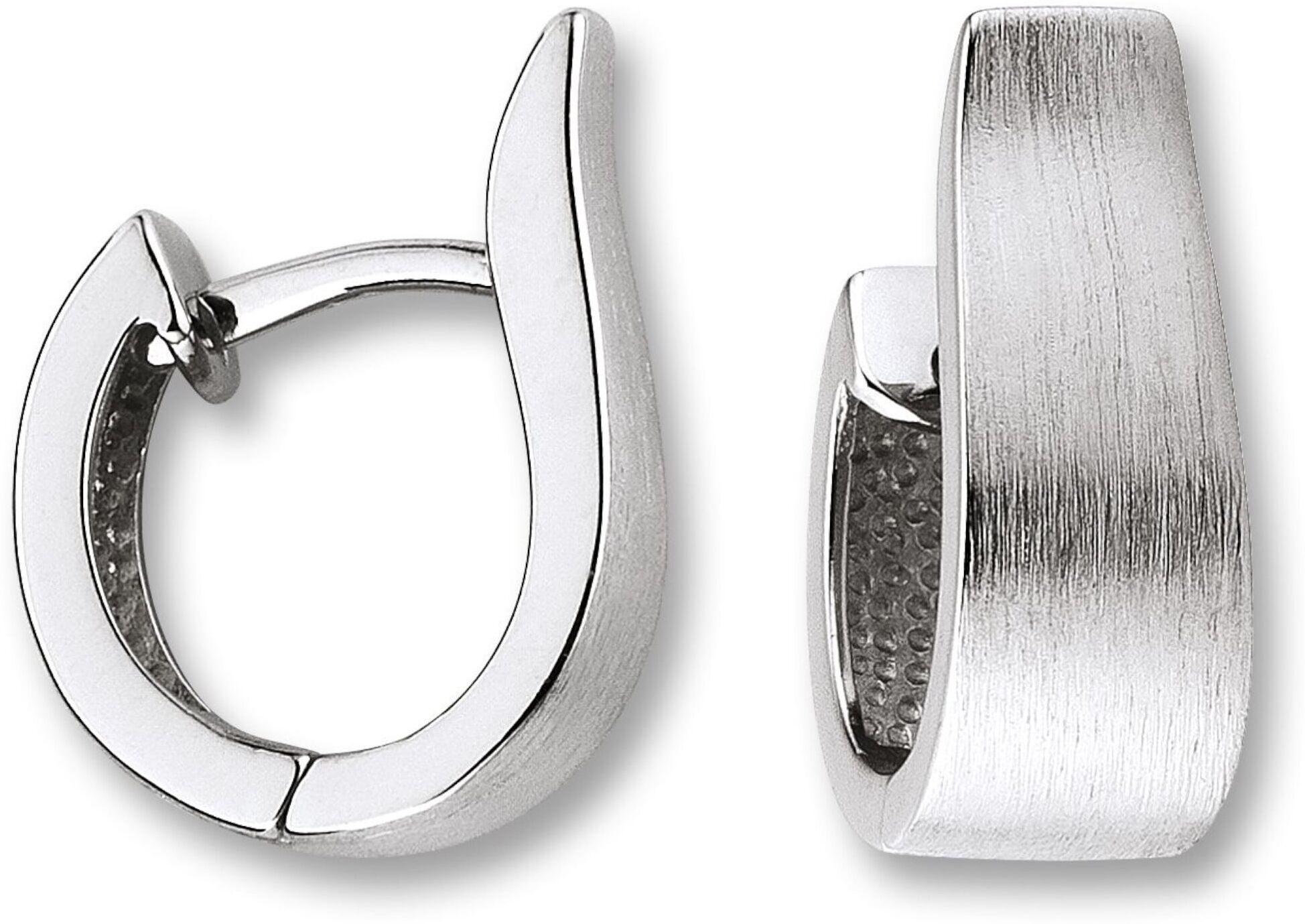Paar Creolen ONE ELEMENT "Ohrringe Creolen aus 925 Silber", silber, Ohrringe, Damen, Damen, Silber 925 (Sterlingsilber), Sanfte Linie – unaufdringlich und geschmackvoll