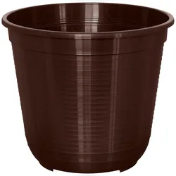 Geli Blumentopf Standard Ø 36 cm braun Pflanztopf Kunststoff frostfest 19 Liter