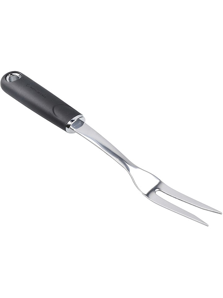 MasterClass Tranchiergabel in Silber/ Schwarz - (L)32 cm - onesize