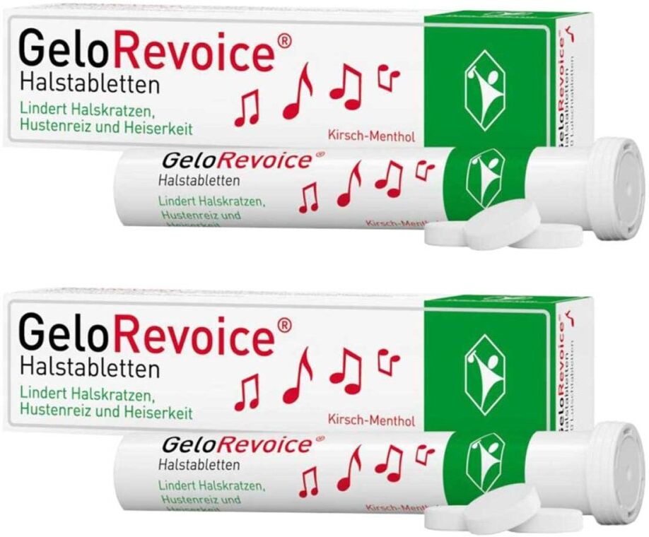GeloRevoice Halstabletten Kirsch-Menthol Lutschtabletten 2x20stk