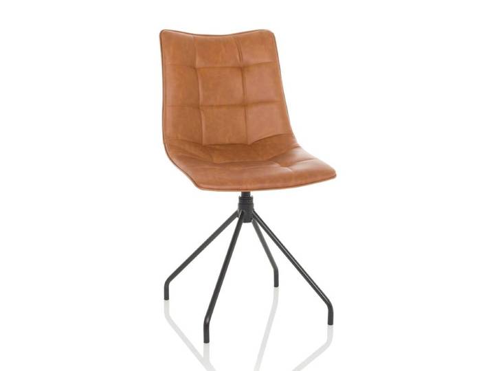 Chaise Visiteur / Dinette Tarviso Pu Marron Hjh Office