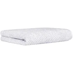 CAWÖ Handtuch - Pure, Walkfrottier, Struktur-Design, Baumwolle, einfarbig Hellgrau / 50x100cm