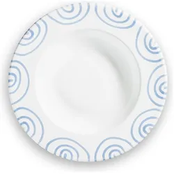 Gmundner Keramik Blaugeflammt, Suppenteller Gourmet (Ø 24cm), Teller, Blau