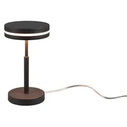 Trio LED-Tischleuchte Franklin Alu, Eisen, Stahl & Metall Grau Anthrazit