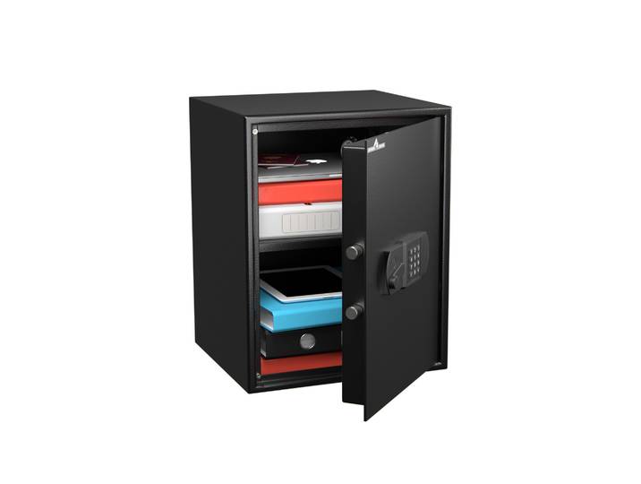 Hartmann Tresore Coffre-fort blindé 60 L serrure électronique - Noir