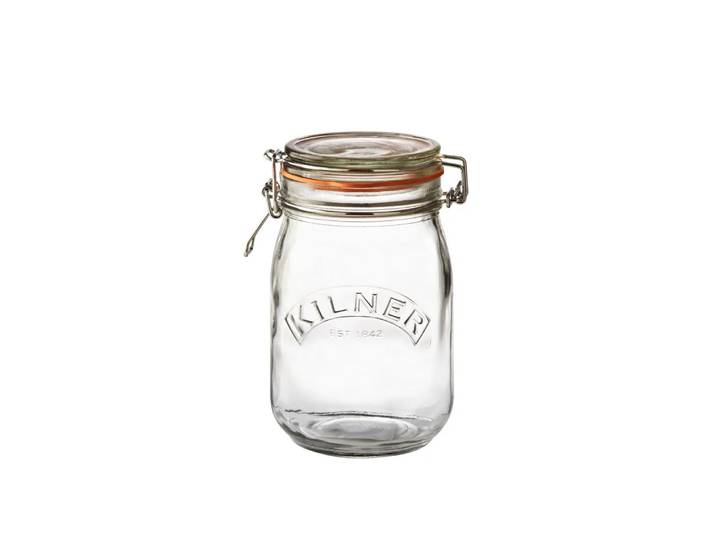 Kilner Bocal rond avec fermeture mécanique Kilner Clair, 1 L
