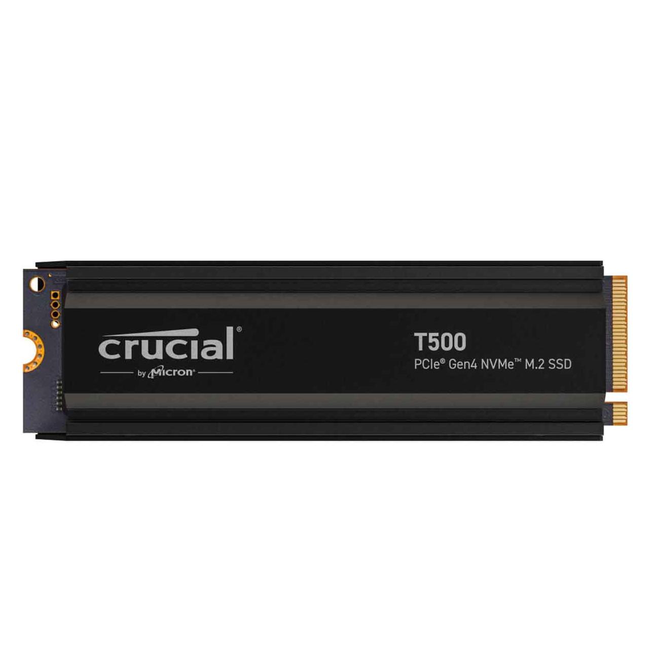 Crucial T500 mit Kühlkörper (4000 GB, M.2 2280) (CT4000T500SSD5)