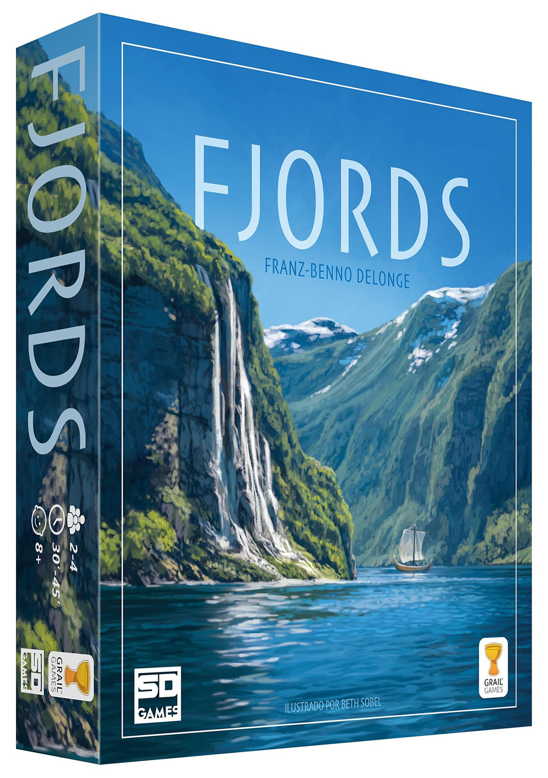 SD Games Fjords: Vikingspel Strategiegame met speelstukken B/D/H: 27 x 21 x 7 cm