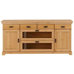 Landhaus Esszimmer Sideboard aus Kiefer Massivholz gebeizt und geölt