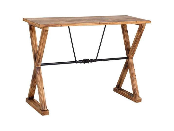 Console en bois et métal 106x40x76,5h cm