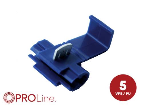 ACV 342501-5-p Abzweigverbinder flexibel: - starr: - 1 St. Blau Piece