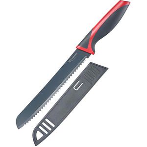 Westmark Brotmesser 14552280, 20 cm Edelstahlklinge mit Wellenschliff und Kunststoffgriff