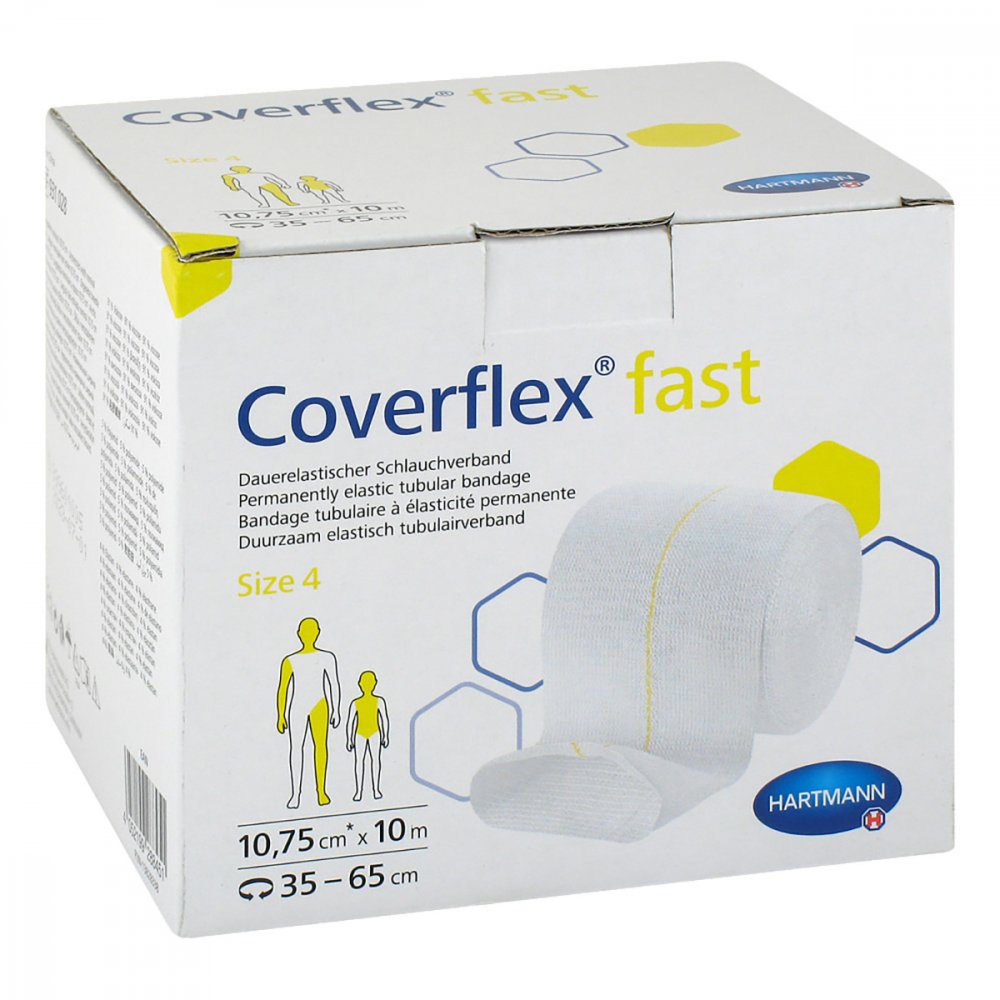 PAUL HARTMANN AG Coverflex fast Schlauchverband gr.4 10,75cmx10 m weis 13828338