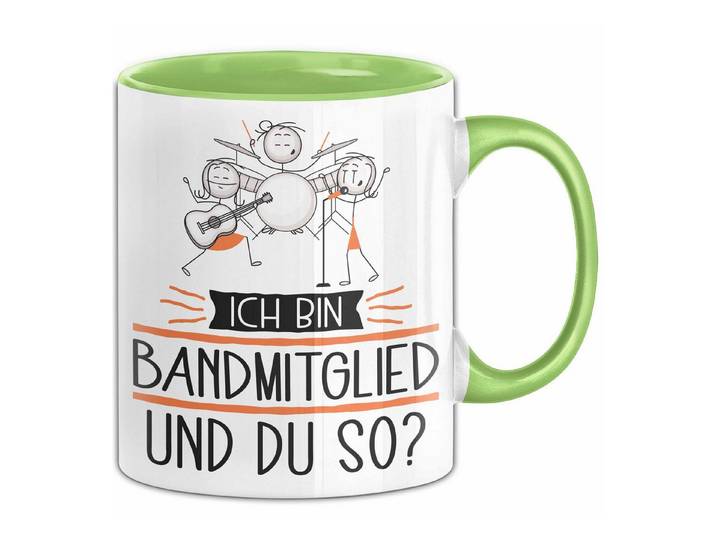 Trendation Tasse Bandmitglied Tasse Geschenk Ich Bin Bandmitglied Und Du So Geschenki