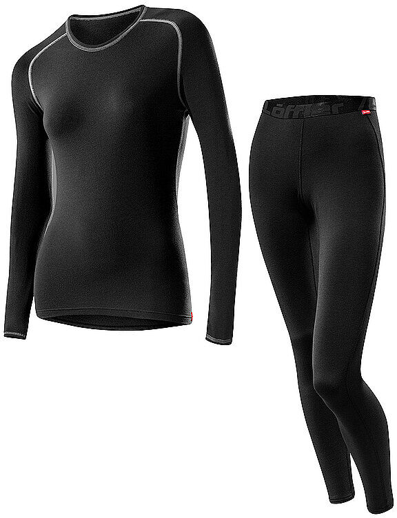 LÖFFLER Damen Funktionsunterwäsche-Set TRANSTEX WARM schwarz   42 W