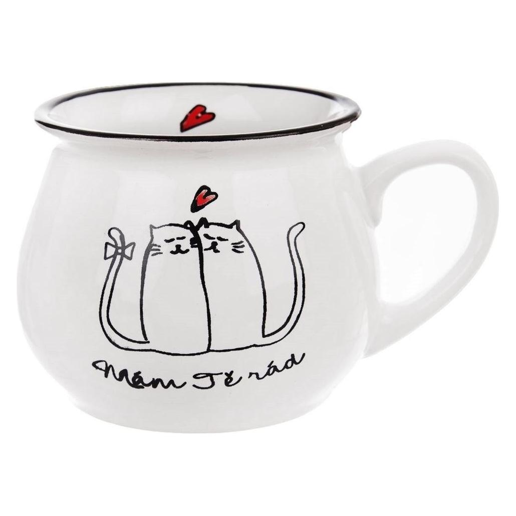 Orion Kubek ceramiczny z uchem koty kotki do picia kawy herbaty 300 ml (59673657)