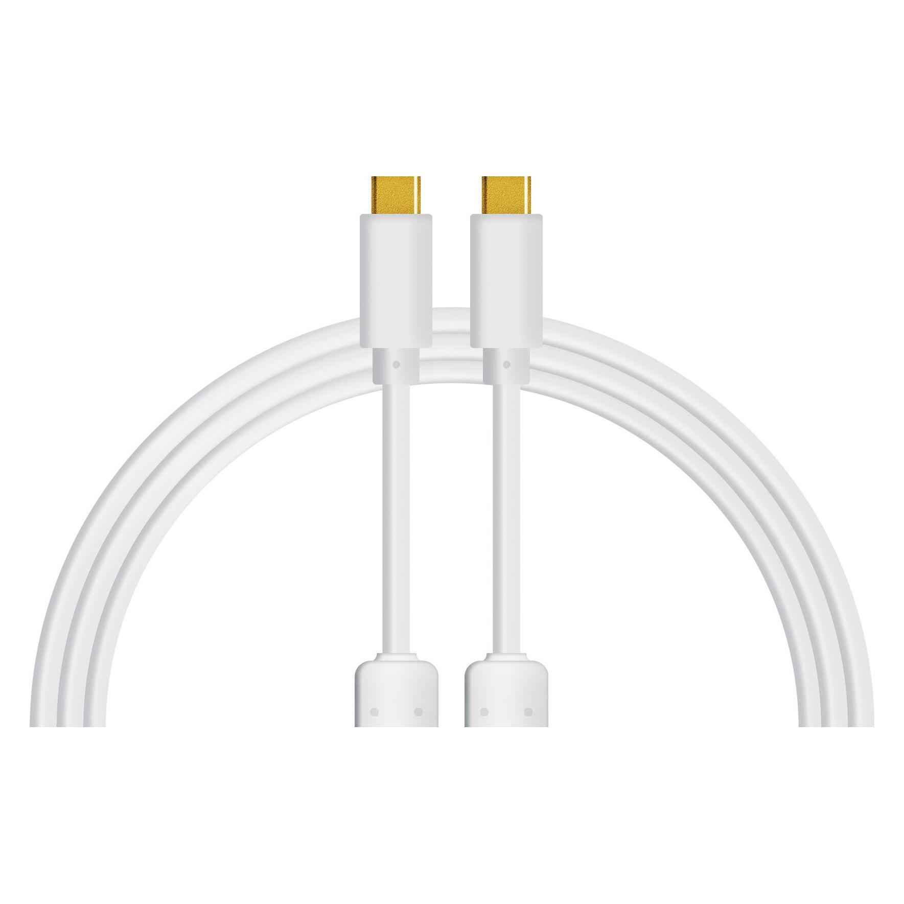 DJTechTools Chroma Cables USB-C to C White (1 m) (23989205)