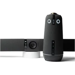 OWL Meeting 4+ und Bar Bundle – Intelligentes 360-Grad-4K-Videokonferenz-Bundle mit mehreren Kam, Konferenzgerät, Grau