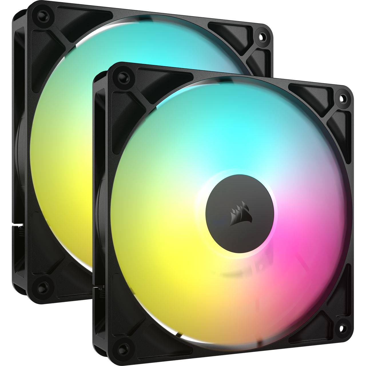140x140x25mm Corsair Acc Fan RS140 ARGB PWM 2x14cm black