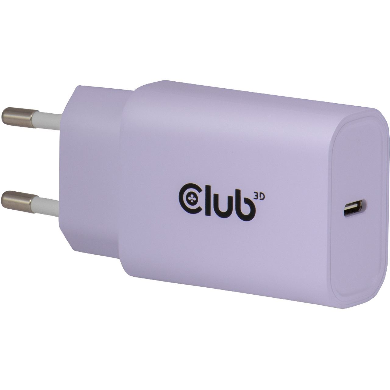 Club 3D Lifestyle Ladegerät USB-C 30Watt, 2Stk lila retail