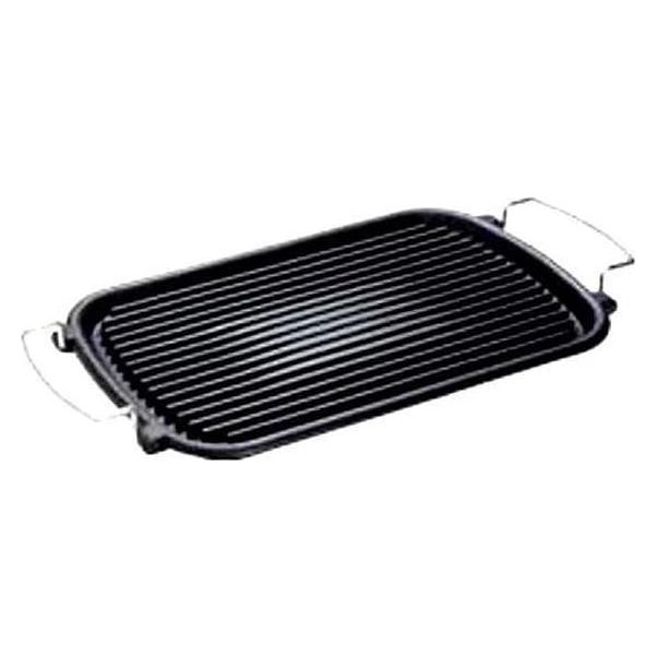 Ilsa Atollo Rechteckige Grillpfanne, Gusseisen, Anthrazit (Grillpfanne, Gusseisen) (42620260)