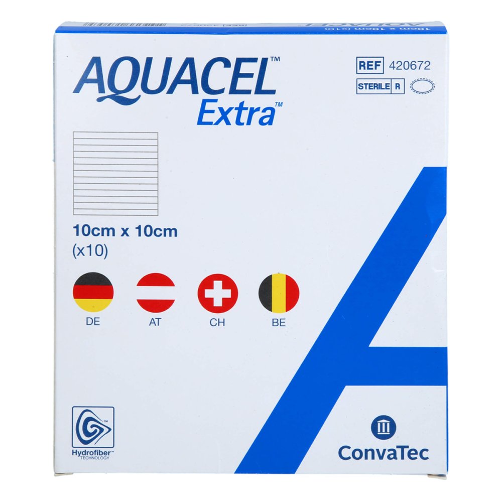 Docpharm GmbH Aquacel Extra 10x10 cm Verband 15403399
