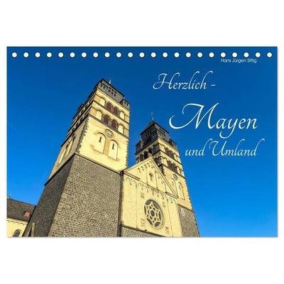 Herzlich Mayen und Umland (Tischkalender 2027 DIN A5 quer), CALVENDO Monatskalender