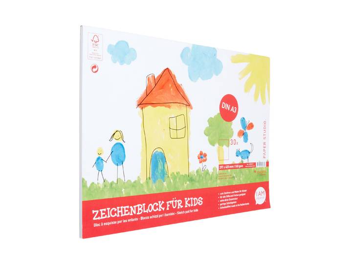 I AM Creative Zeichenblock für Kids 30 Blatt