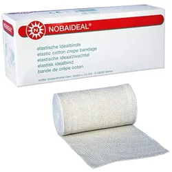 NOBA Idealbinde 10 Stück elastisch weiß - 5 m x 10 cm 10 St