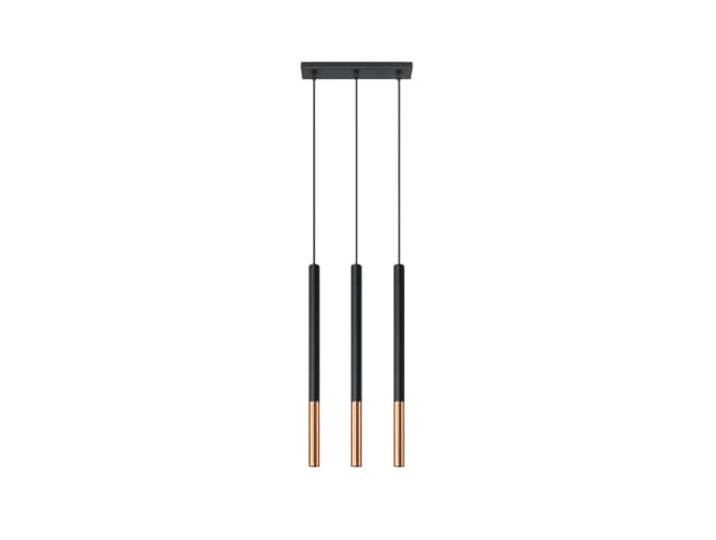 SOLLUX lighting Suspension lampe suspension lampe suspendue - plafonnier acier - 3 flammes - ampoule LED - cuivre noir Mozaica