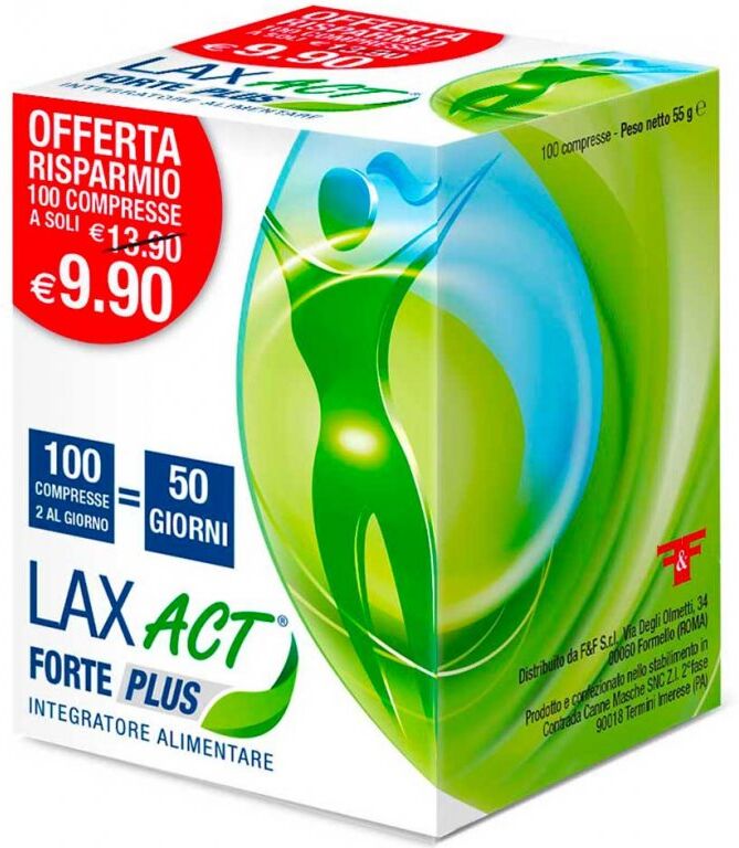 Lax Act Forte Plus F&f 100 Compresse