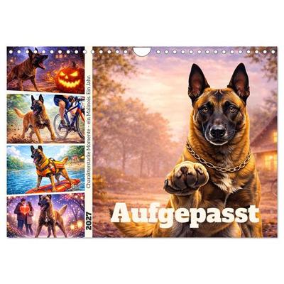 Aufgepasst (Wandkalender 2027 DIN A4 quer), CALVENDO Monatskalender