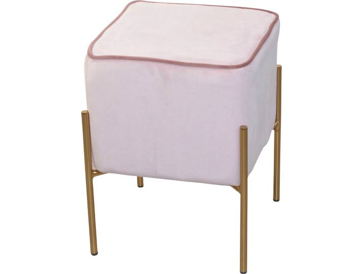 Sitzhocker INOSIGN Liano , rosa, H:47cm T:36cm, Hocker, Sitzhocker